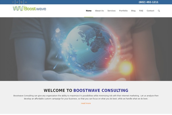Enfold theme site design template sample