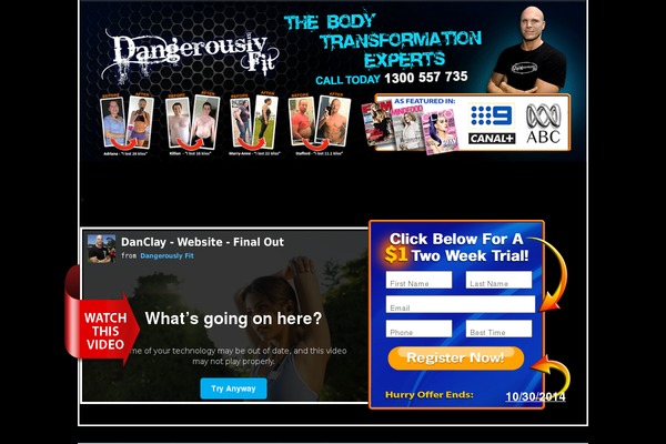 bootcampsydney.com.au site used Fitnesspro