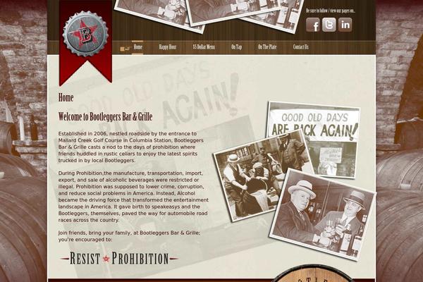 bootleggersbarandgrille.com site used Bootleggersbarandgrille.com