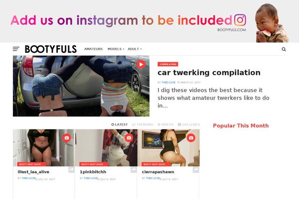 bootyfuls.com site used Click-mag