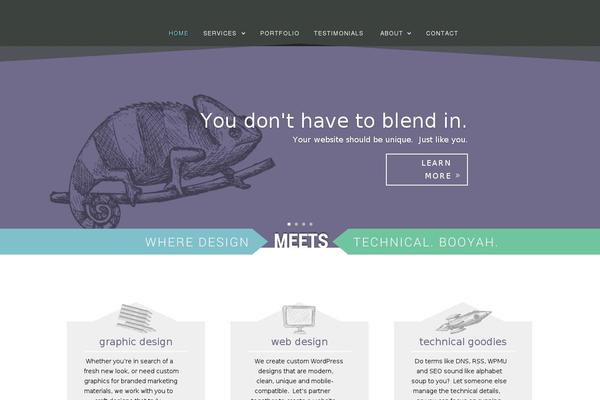WordPress website example screenshot