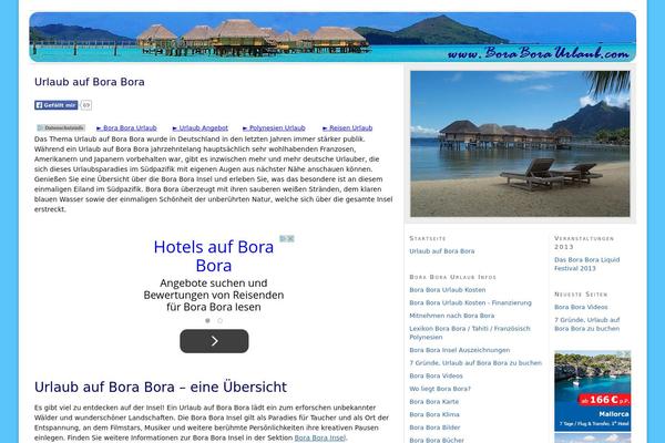 Thesis 1.8.5 theme site design template sample
