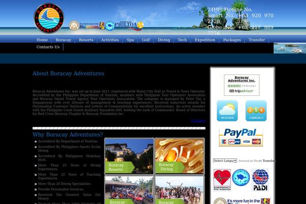 Twenty Twelve theme site design template sample