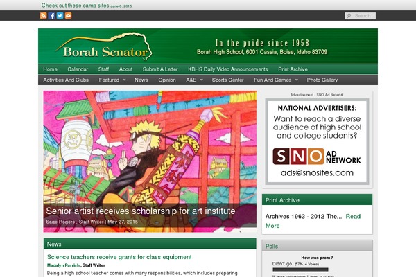 WordPress website example screenshot