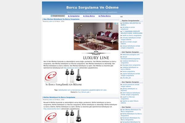 Ravoon theme site design template sample