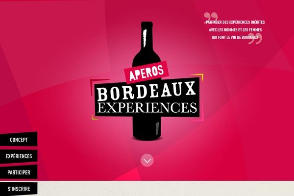 bordeaux-experiences.fr site used Bordeaux