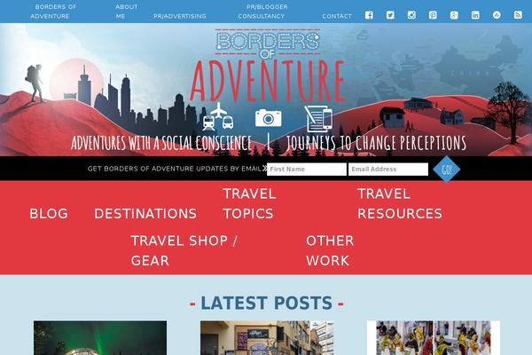 bordersofadventure theme websites examples