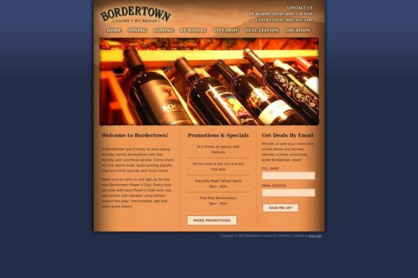 bordertown theme websites examples