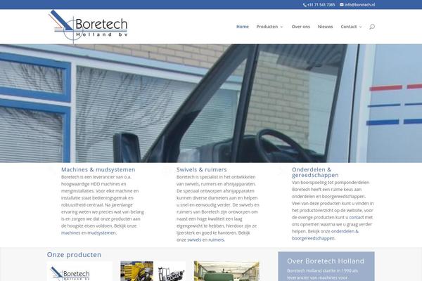 Divi theme site design template sample