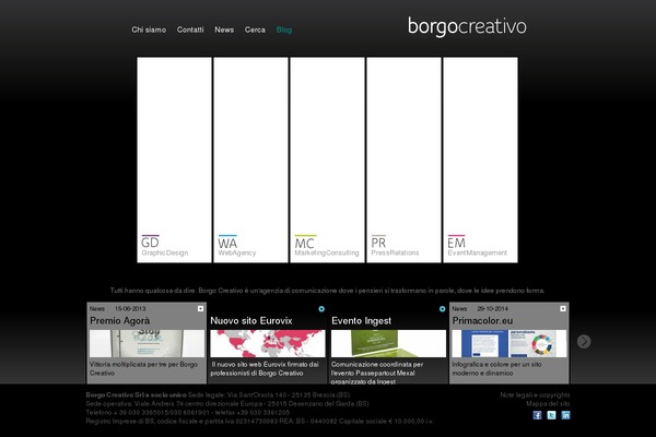 borgocreativo.it site used Borgocreativoblog