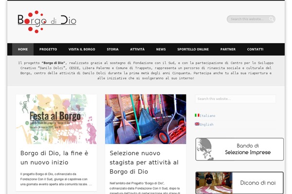 WordPress website example screenshot