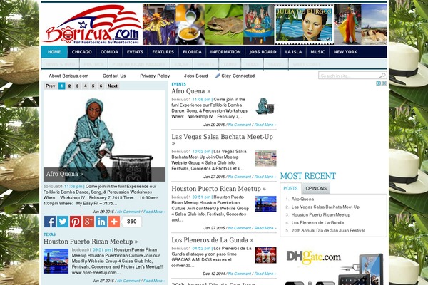 boricua.com site used Transcriptv1023