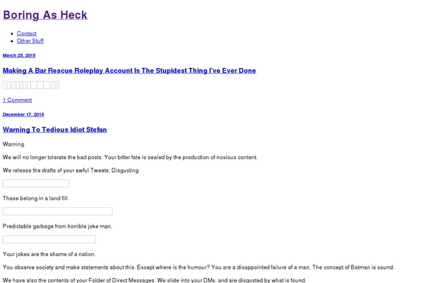 WordPress website example screenshot