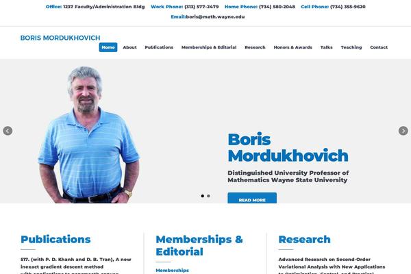 borismordukhovich.com site used Borismordukhovich