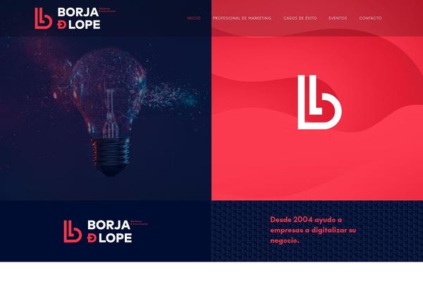 borjadelope.com site used Agenciavisual