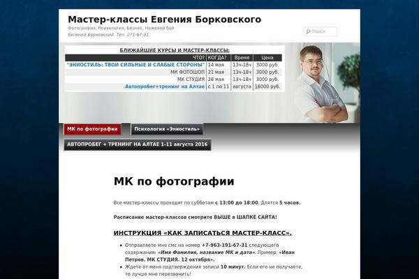 WordPress website example screenshot