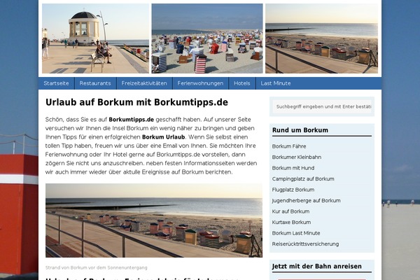 WordPress website example screenshot