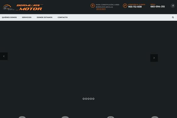 Motors theme site design template sample