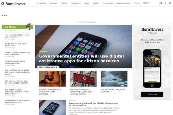 born2invest.com site used Zox-news