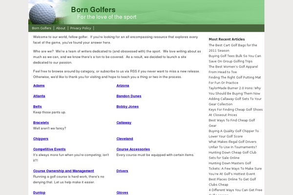 borngolfers.com site used Ce4-beta8