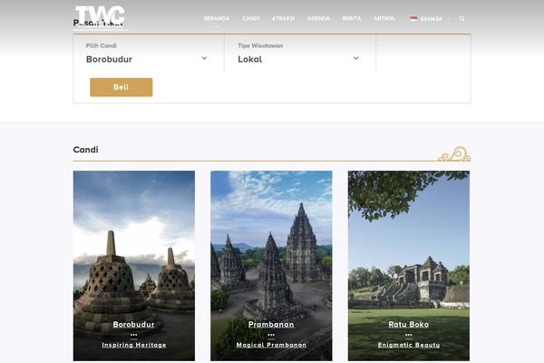 borobudurpark.com site used Borobudurvillage