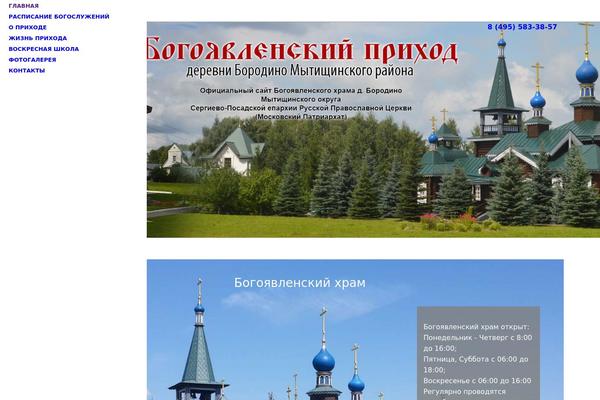 WordPress website example screenshot