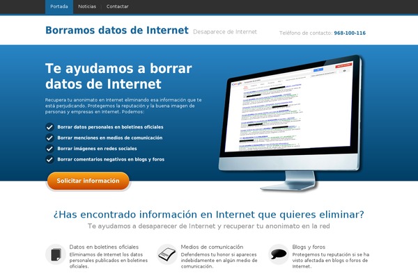 JustLanded theme site design template sample