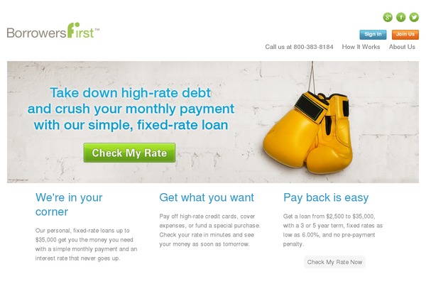 borrowersfirst.com site used Borrowersfirst