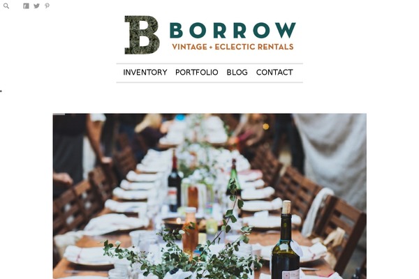 borrowrentals.com site used Stylist