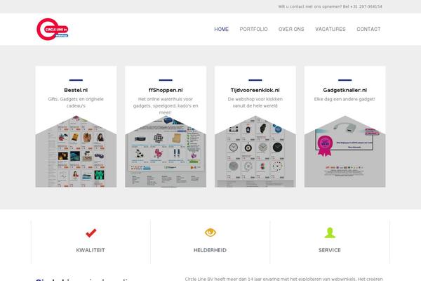 The Company theme site design template sample