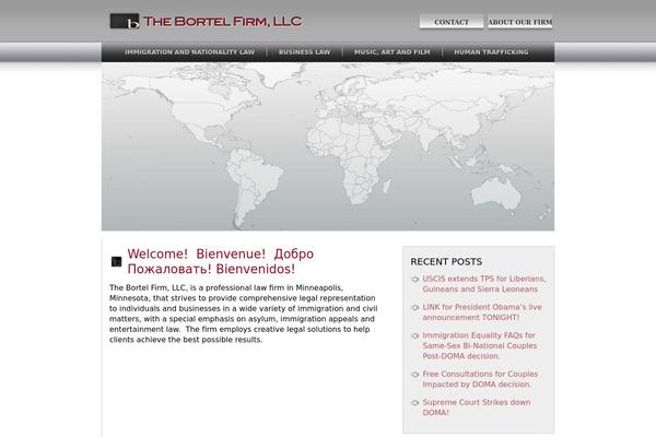 bortelfirm.com site used Borteltheme