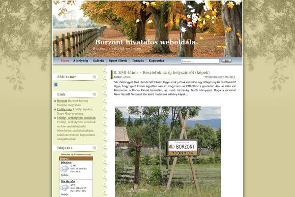 Maple Leaf theme site design template sample