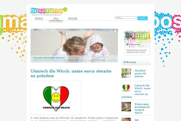 bosamama.pl site used Theme1126