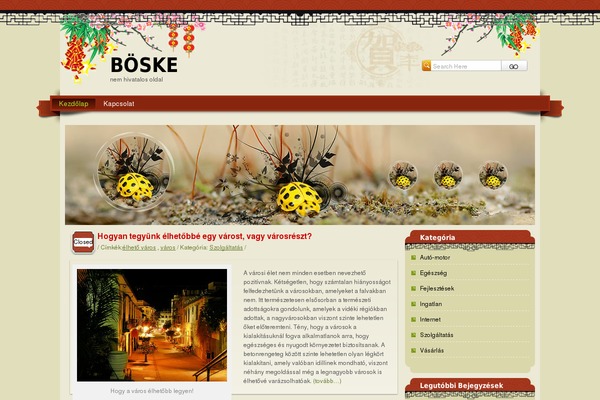 WordPress website example screenshot