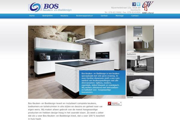 Bos theme site design template sample