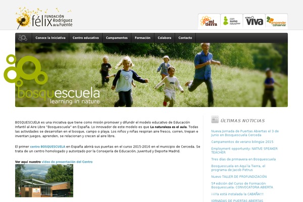 bosquescuela.com site used Bosquescuela