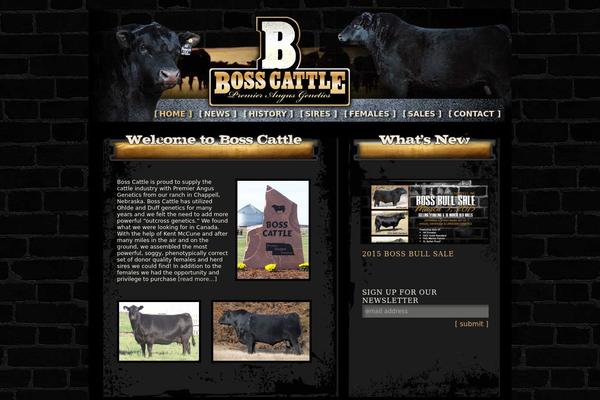 Boss theme site design template sample