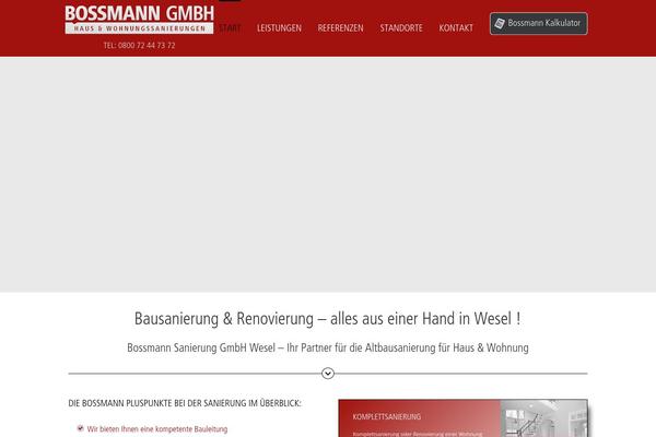 bossmann-wesel.de site used Avada Child