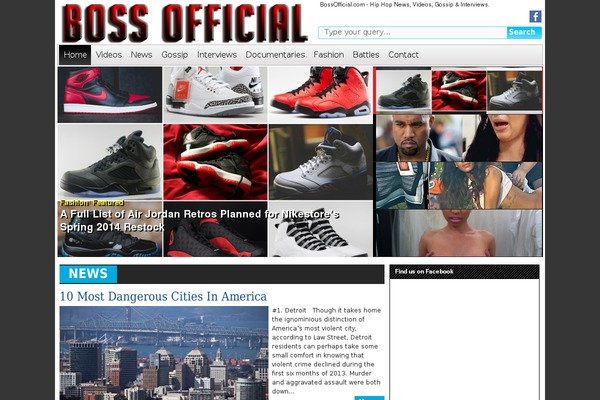 bossofficial.com site used Musicnews-single-pro