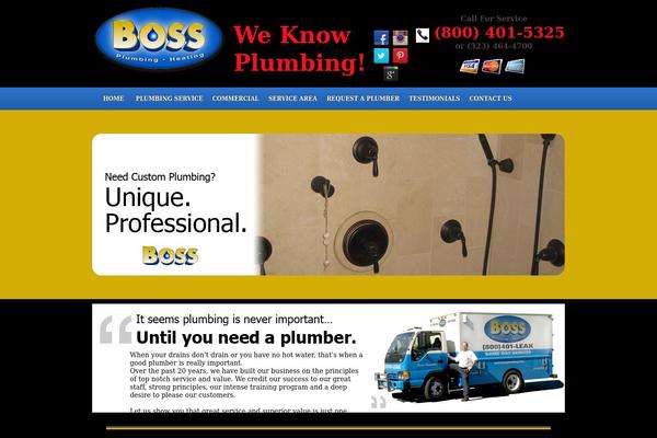 bossplumbing.com site used Boss