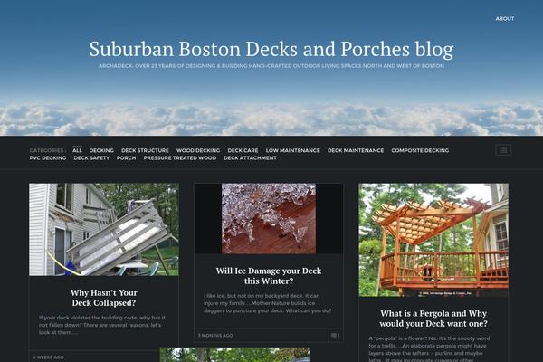 WordPress website example screenshot