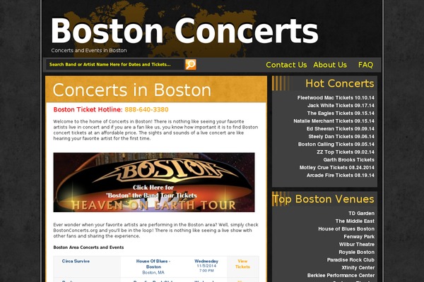 bostonconcerts.org site used Ping