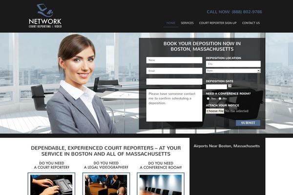 Headway theme site design template sample