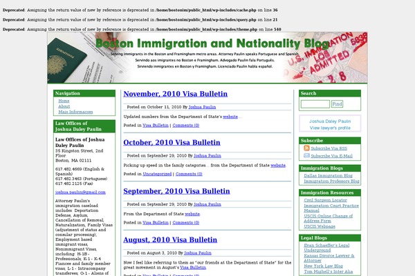 WordPress website example screenshot