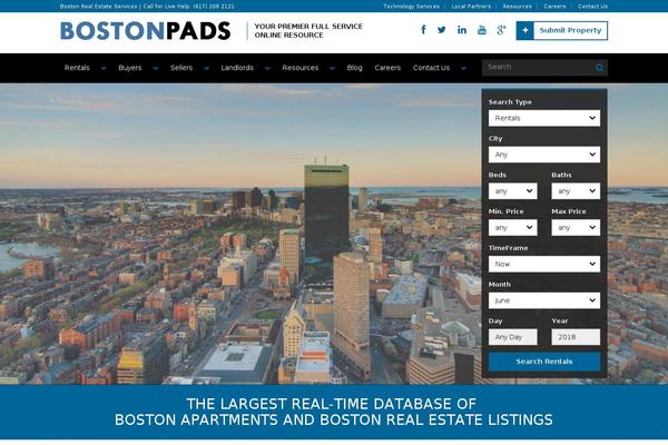 bostonpads.com site used Wp-bostonpads