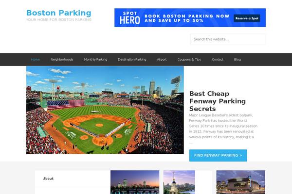 Enterprise Pro theme site design template sample