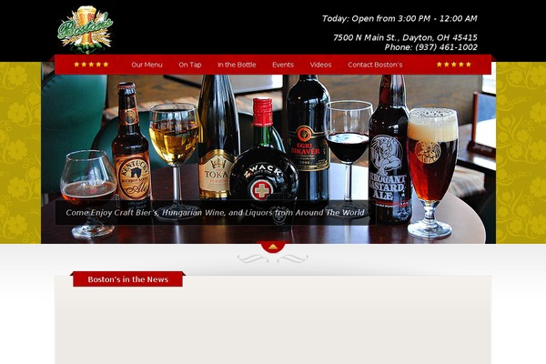 The Restaurant theme site design template sample