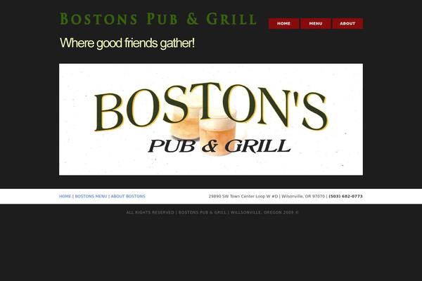 bostonsgrill.com site used Bostons