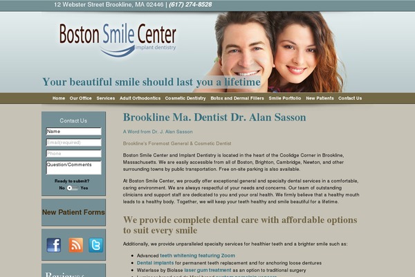bostonsmilecenter.com site used Tnt-custom