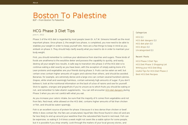 WordPress website example screenshot